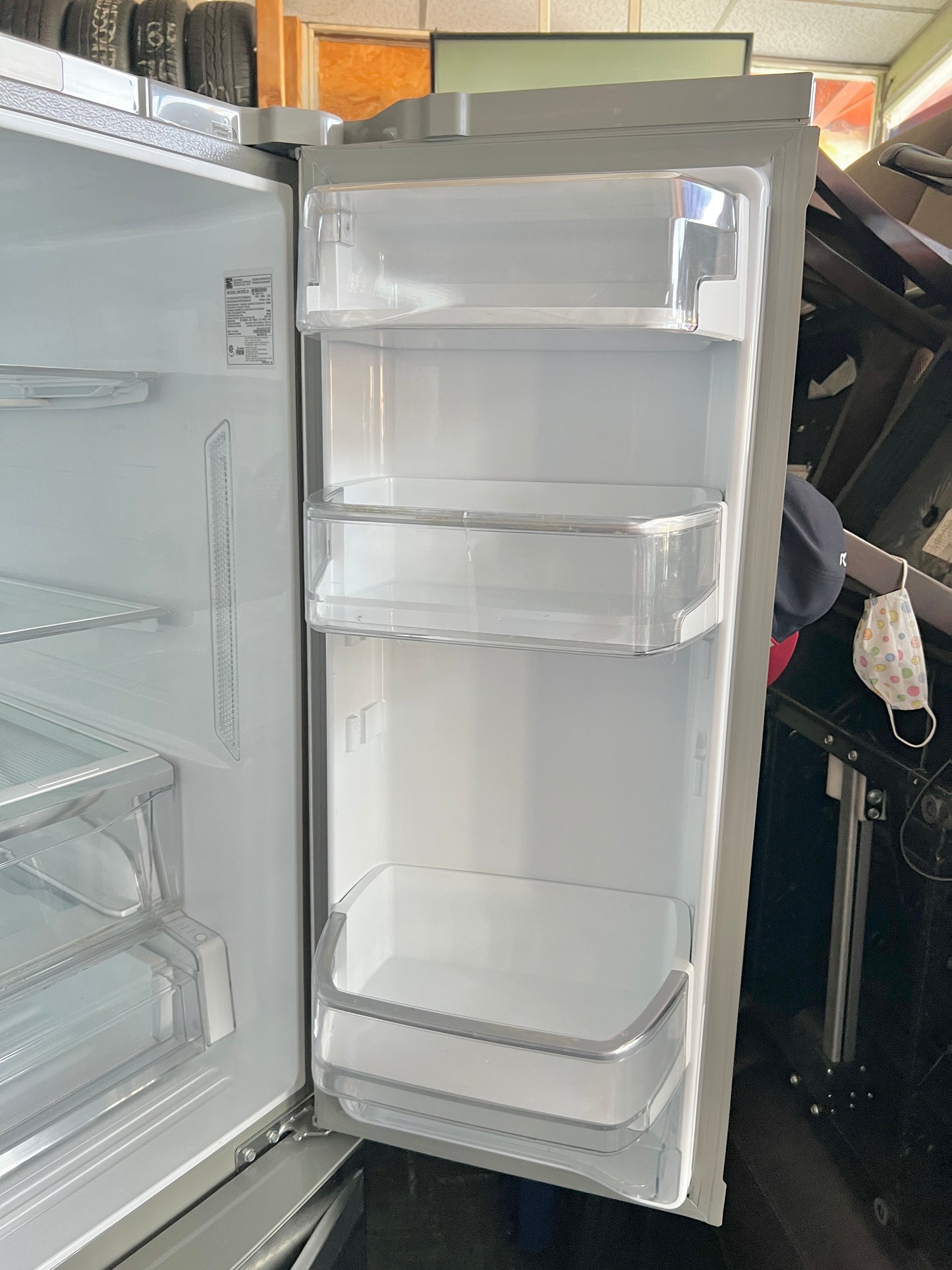 36 Inch Kenmore Elite 74013 31 Cu Ft , French Door Style Bottom Freezer Stainless Steel Refrigerator , 131300