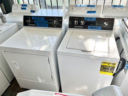 Speed Queen Commercial Grade Washer and Electric Dryer Set in White