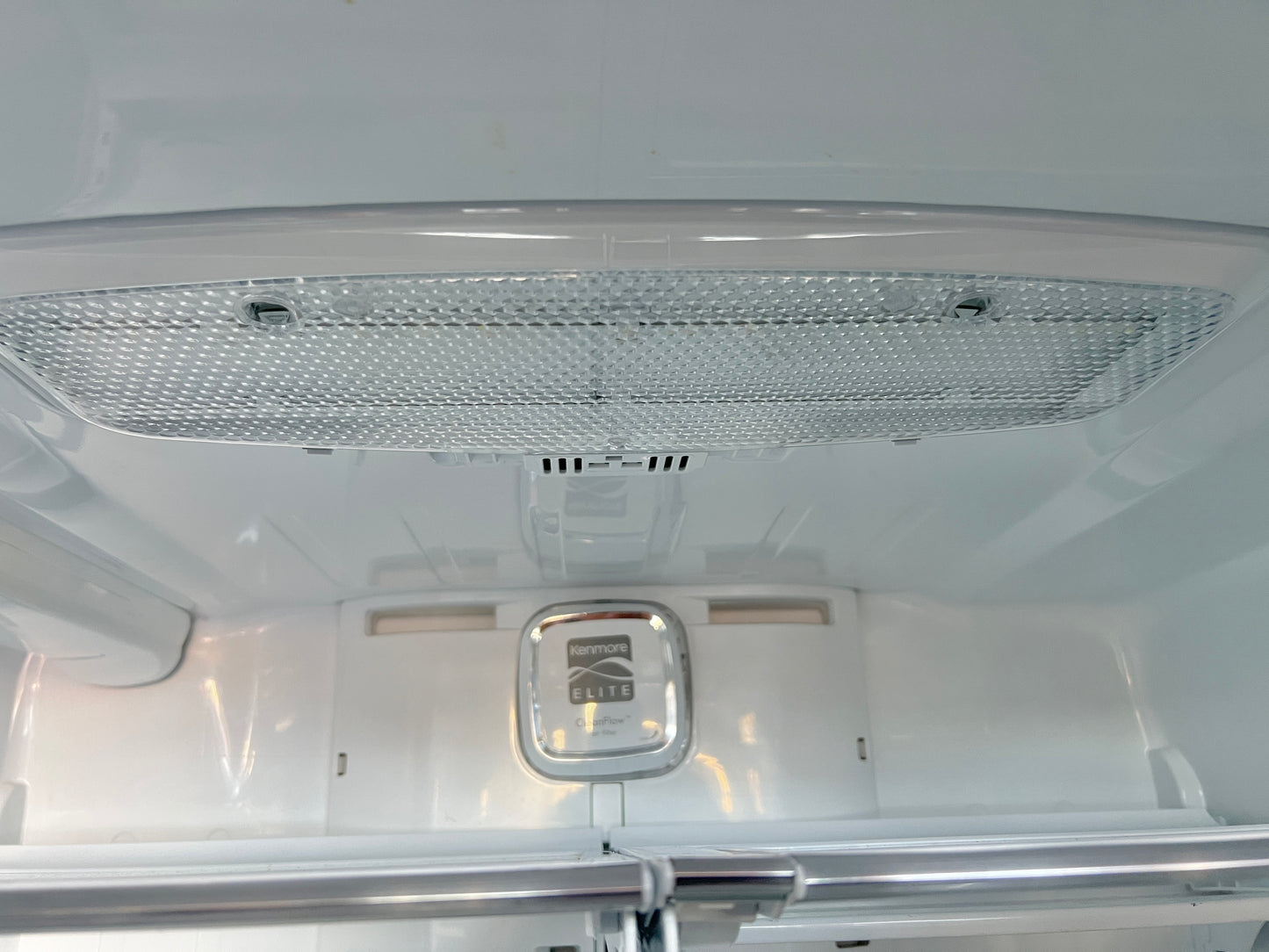 36 Inch Kenmore Elite 74013 31 Cu Ft , French Door Style Bottom Freezer Stainless Steel Refrigerator , 131300