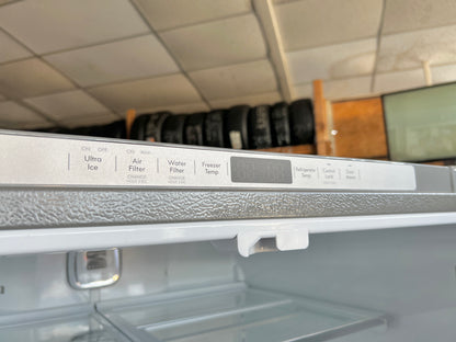 36 Inch Kenmore Elite 74013 31 Cu Ft , French Door Style Bottom Freezer Stainless Steel Refrigerator , 131300