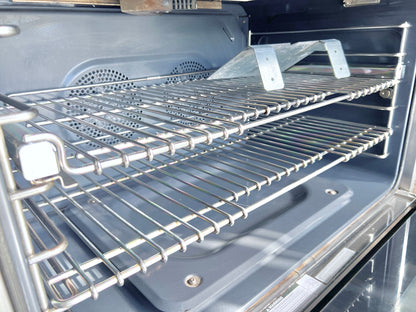 Miele 36 inch HR1134G Gas Range 6 Burners, Simmer, Convection Oven, Stainless Steel  , 373779