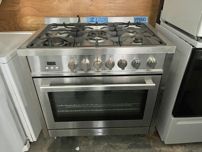 Cosmo 36 Inch Professional Style Gas Range COS-965AGFC Stainless Steel , Convection Oven , 999810