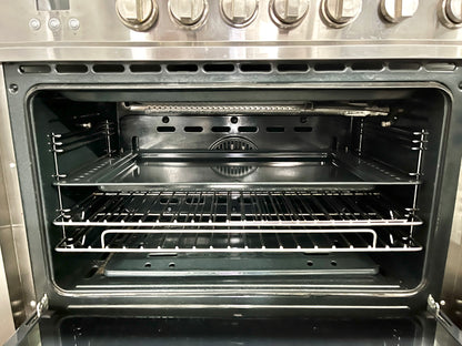 Cosmo 36 Inch Professional Style Gas Range COS-965AGFC Stainless Steel , Convection Oven , 999810