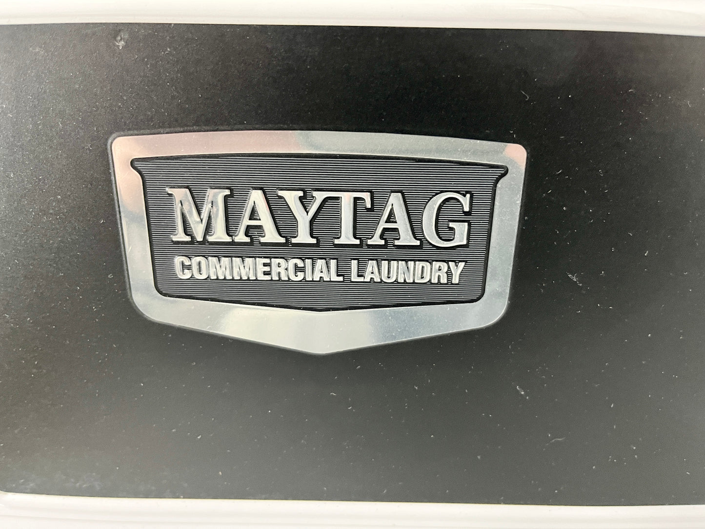 Maytag Commercial Laundry  MDG18CSAWW 27 Inch Commercial Gas Dryer 7.4 cu. ft. Capacity, 3 Dry Cycles, 230 CFM, Accu Trac Audit System, Coin-Slide Ready Large Capacity Metal Mesh Filter , 101207