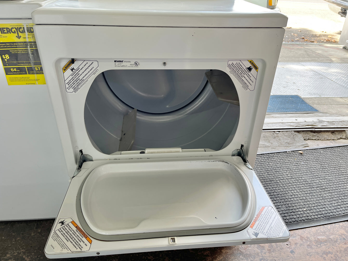 Kenmore Elite Gas Dryer King Size Capacity , White , Used , 101208