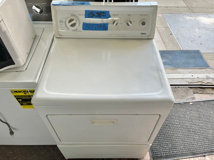 Kenmore Elite Gas Dryer King Size Capacity , White , Used , 101208