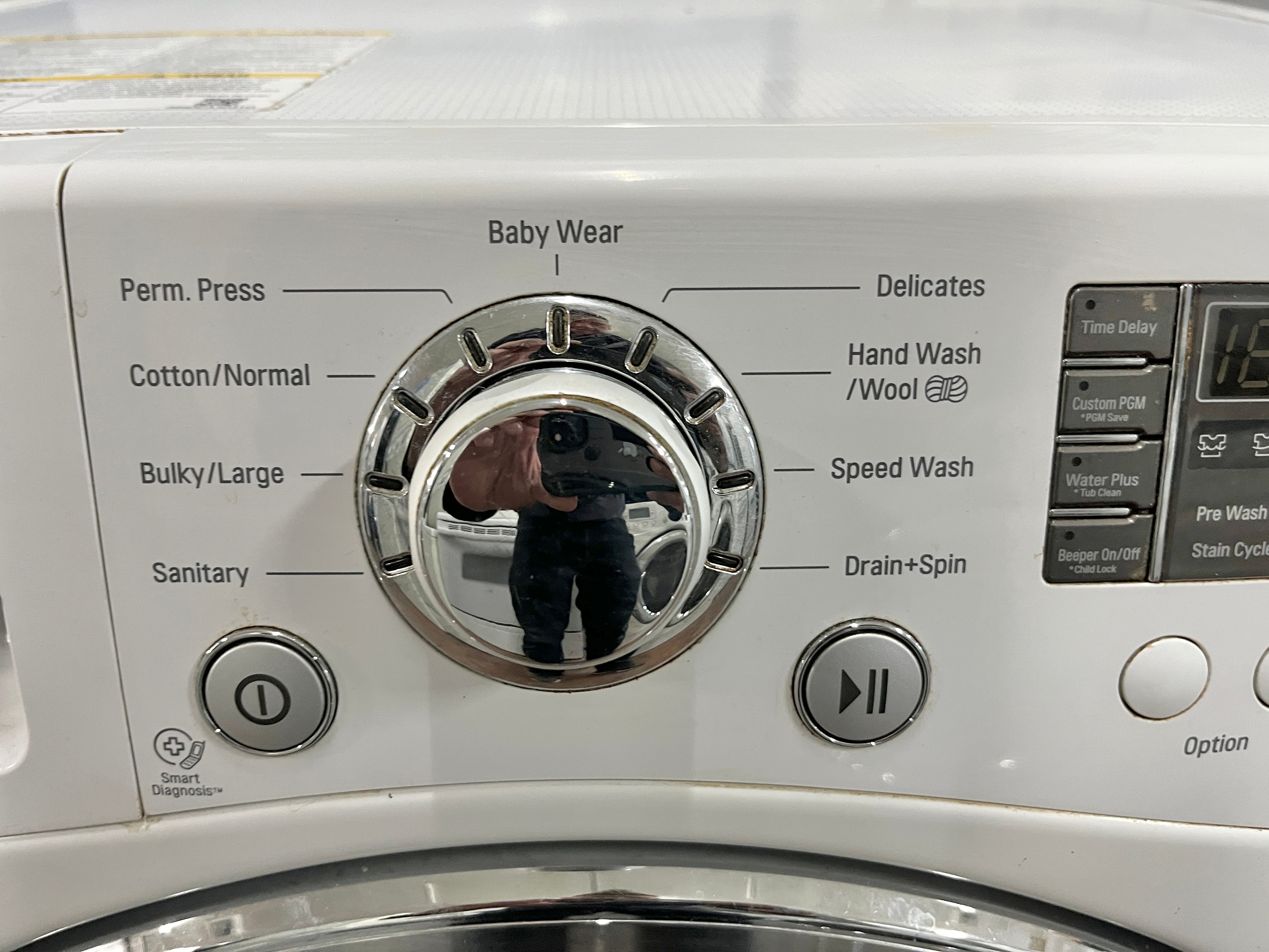 Lg washer hand wash cycle sales