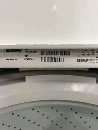 Kenmore Top Load Washer 400 Series 999124