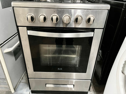 Avanti 24 Inch Gas Range 4 Burner , Stainless Steel, 101231