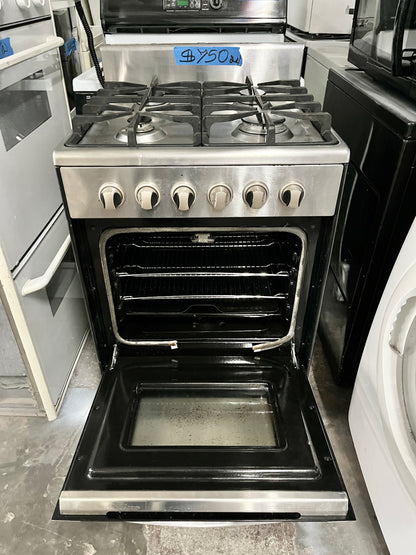 Avanti 24 Inch Gas Range 4 Burner , Stainless Steel, 101231