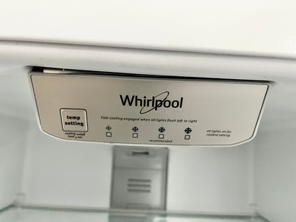 Whirlpool  WRT311FZDW 33 Inch Top Freezer Refrigerator 20.5 Cu. Ft., Frameless Glass Shelves, ADA White , 101236