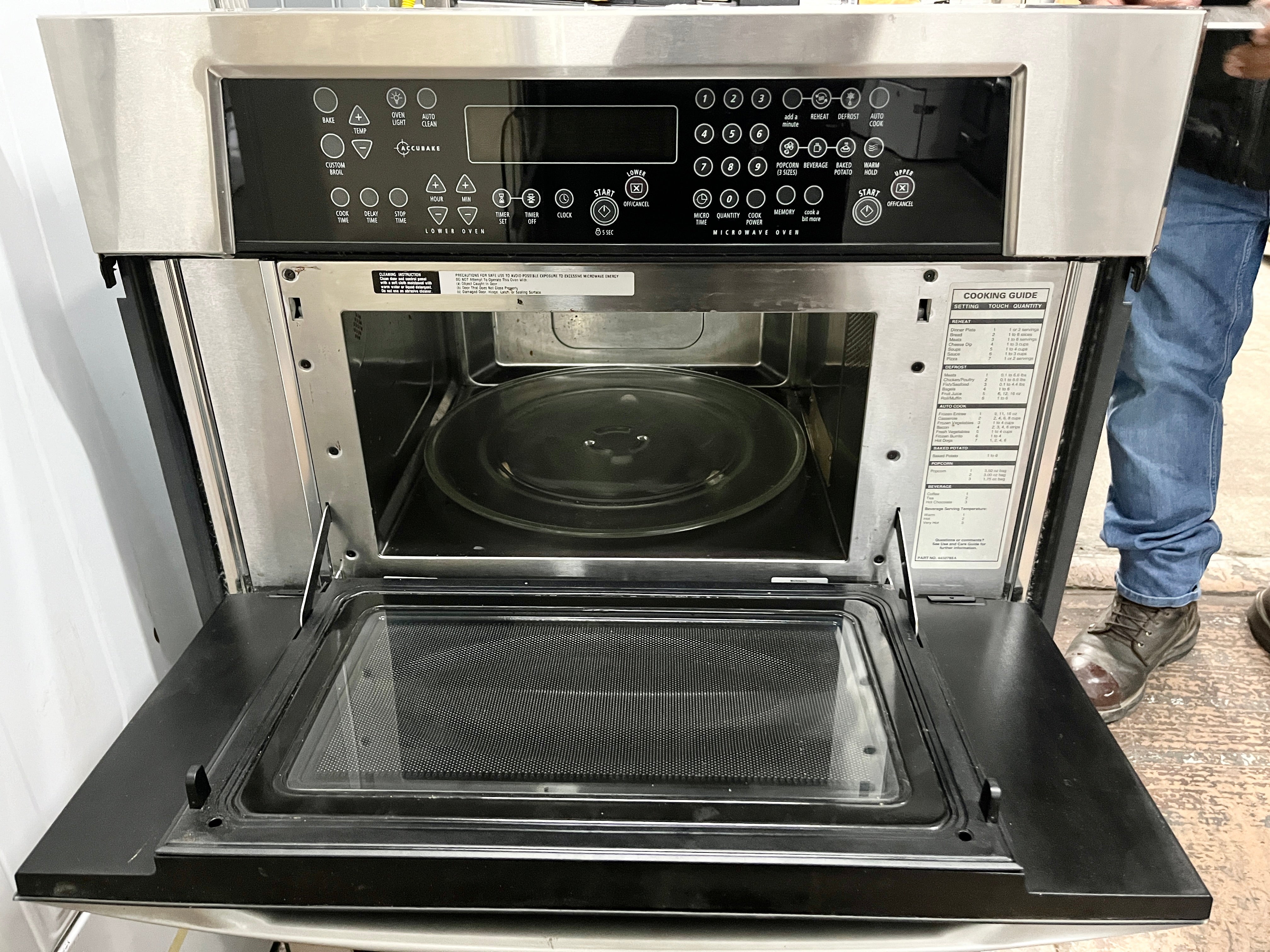 Whirlpool Gold GMC305PRS 30 Inch Built in Microwave Combination Double SAN JOSE APPLIANCE STORE