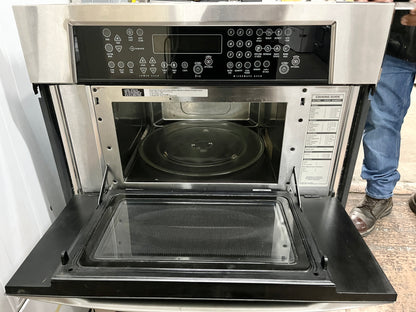 Whirlpool Gold GMC305PRS 30 Inch Built in Microwave Combination Double Wall Oven ,  Preheat Countdown Timer & Self Cleaning Lower Oven, Stainless Steel 101242