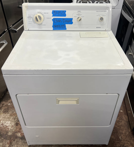 Kenmore 80 Series Front Load Gas Dryer in White 999188