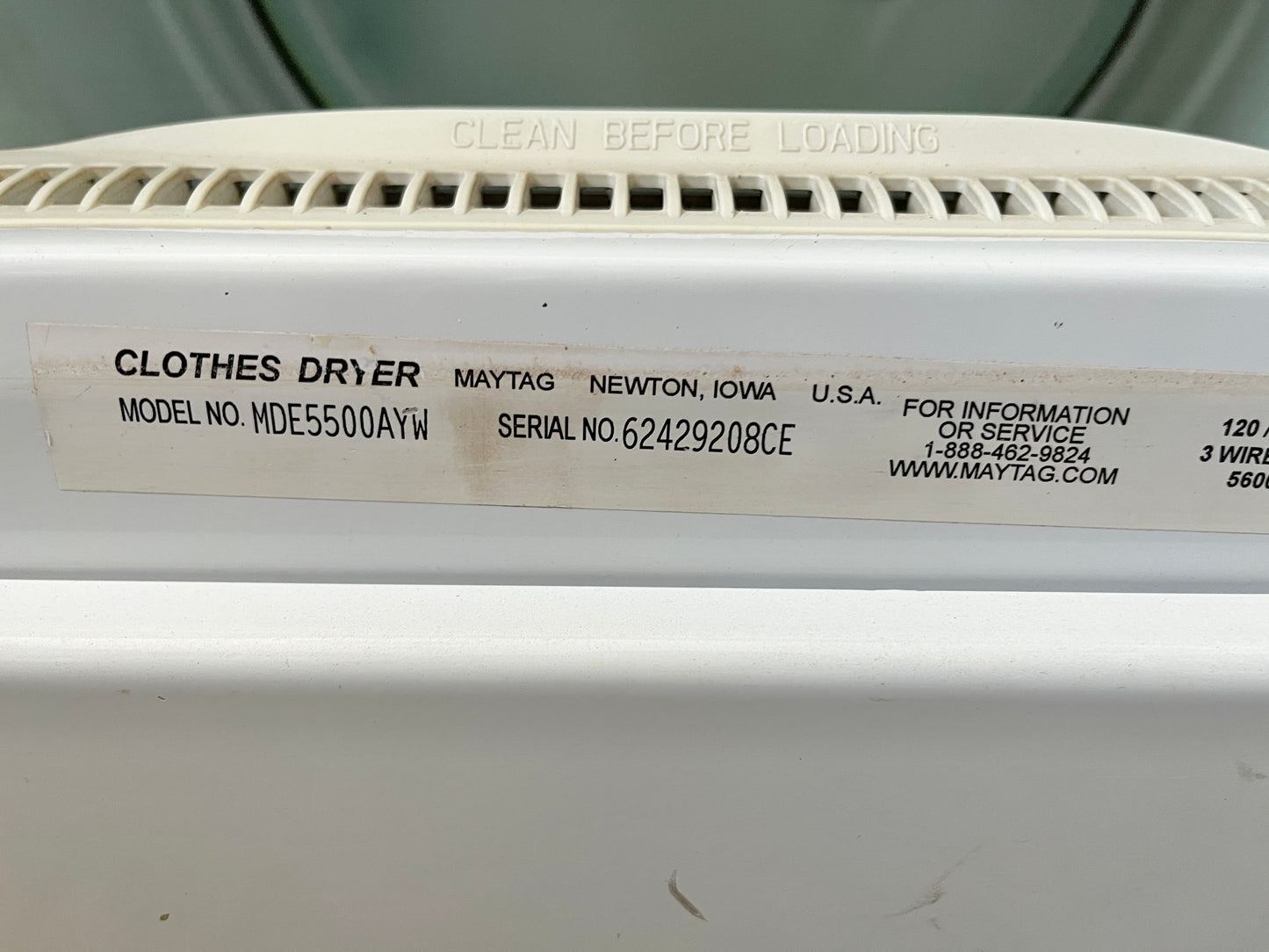 Maytag Neptune Heavy Duty Super Capacity White Electric Dryer , 101277