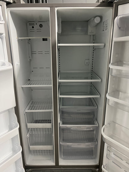 36" Frigidaire Side by Side Stainless Steel Refrigerator No Ice Maker