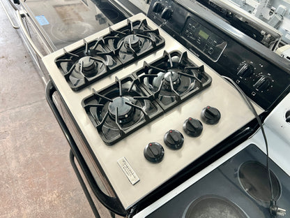 Frigidaire 30 Inch 4 Burner Gas Cooktop  Stainless Steel, Sealed Burners , PLGC305BCCA, 444509