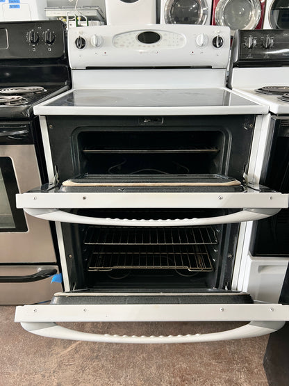 Maytag 30 Inch Electric Glass Top Range Stove  , Convection Oven, 444312
