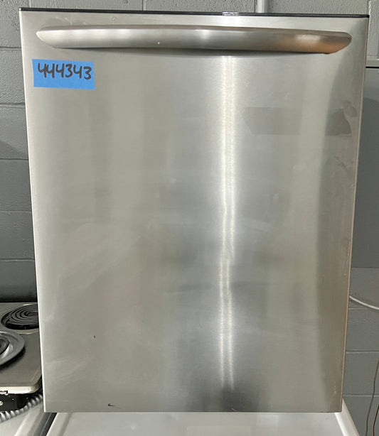 Frigidaire Gallery Series  FGID2474QF 24 Inch Fully Integrated Dishwasher  Adjustable Upper Rack, Sanitize, Stay-Put Door, 51 dBA , ENERGY STAR Stainless Steel 444343