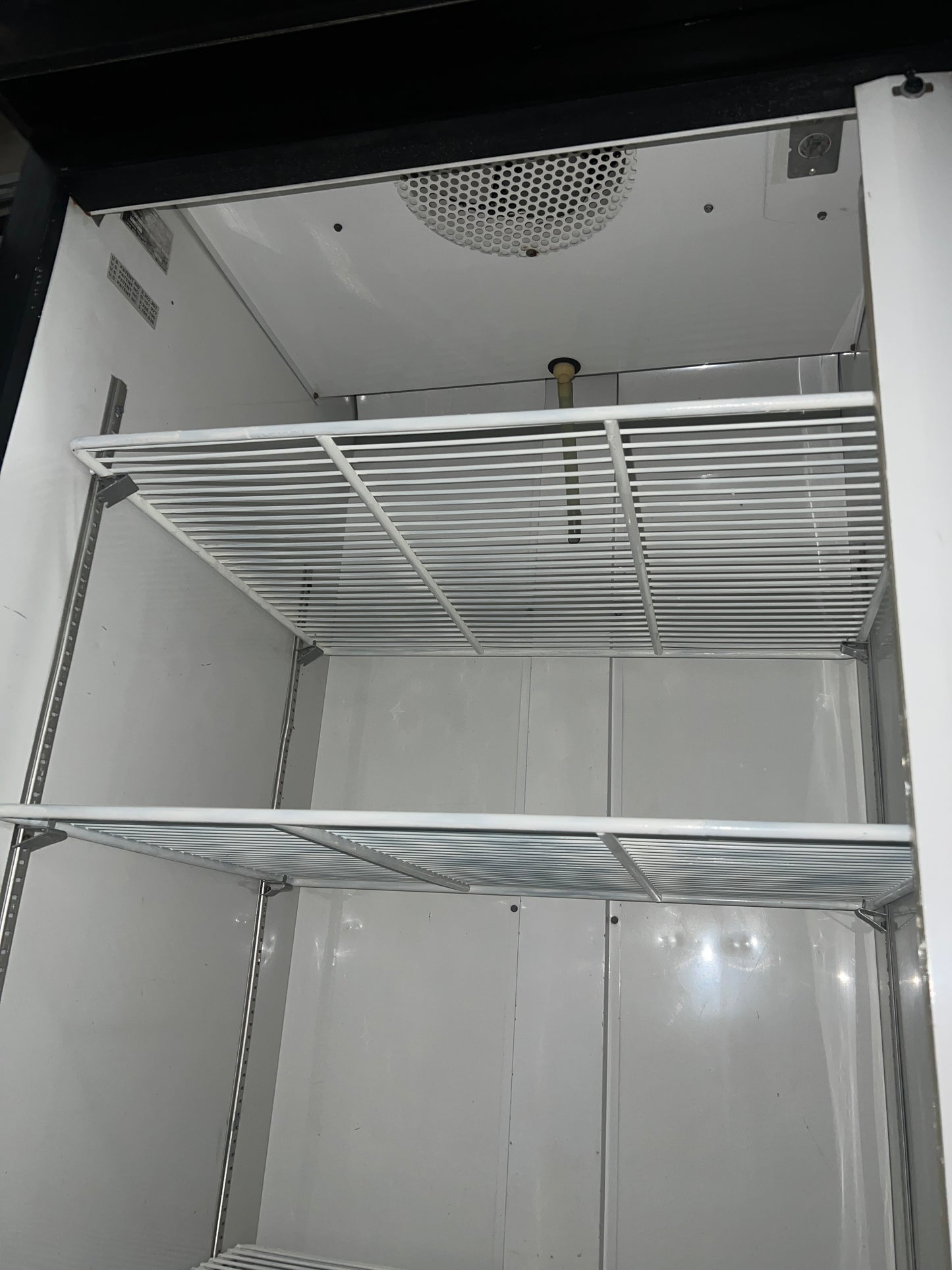 True 30 GDM-26 Single Door Glass Refrigerator,Black, 888782