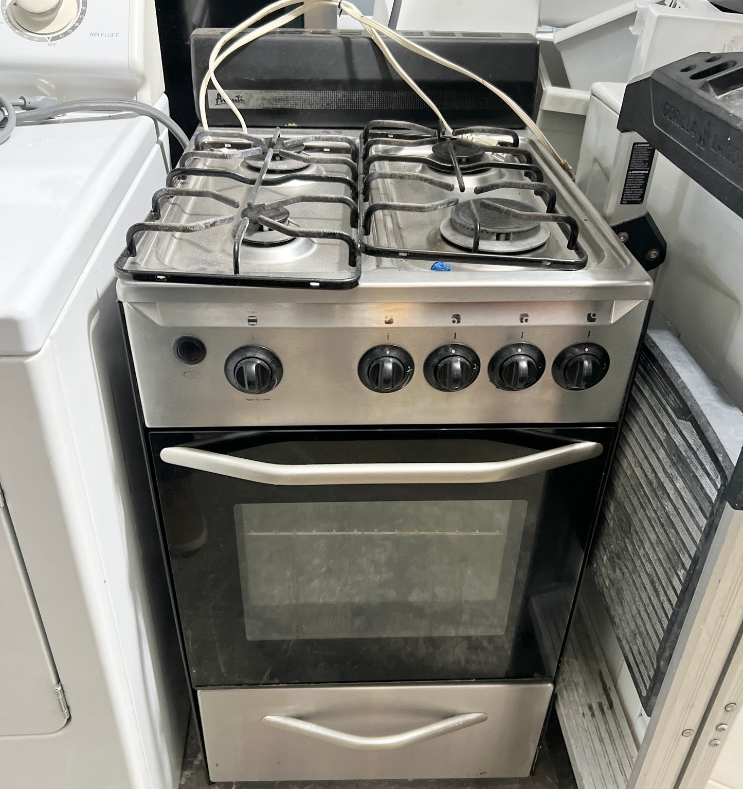 Avanti 20 Inch Stainless Steel 4 Burner Gas Range , 444514