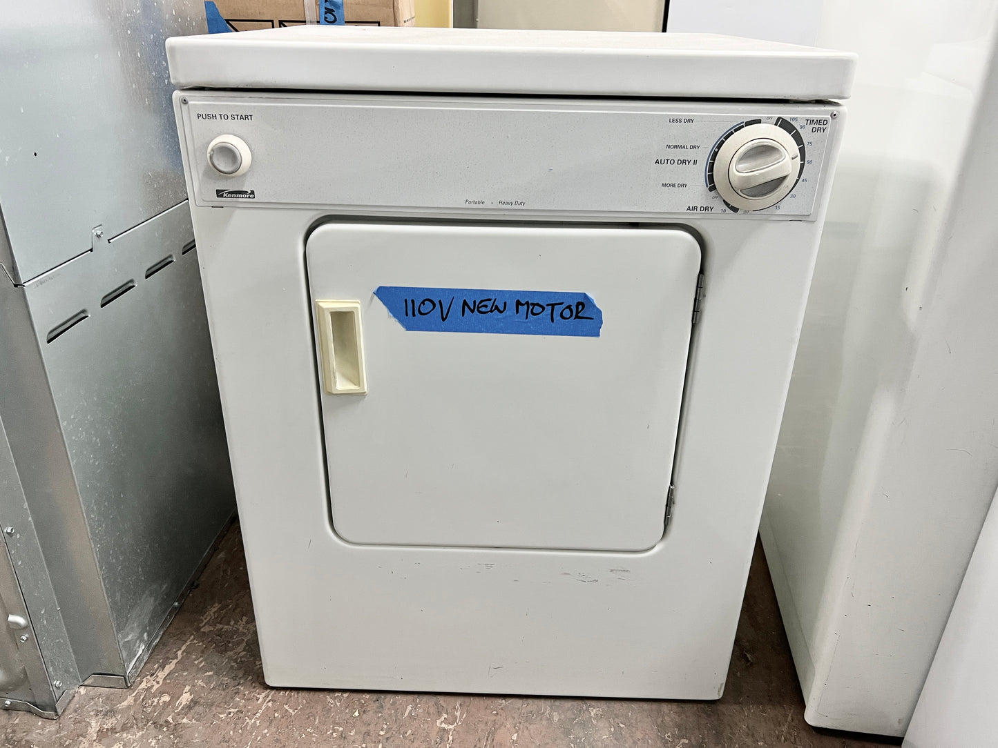 24 Inch Kenmore 110V Electric Front Load Stackable Dryer , 444517