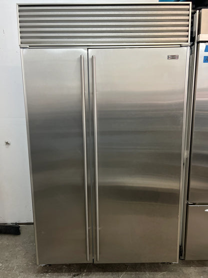 Subzero 48 Inch Side By Side Built In Refrigerator in Stainless Steel , 632/S, 369265