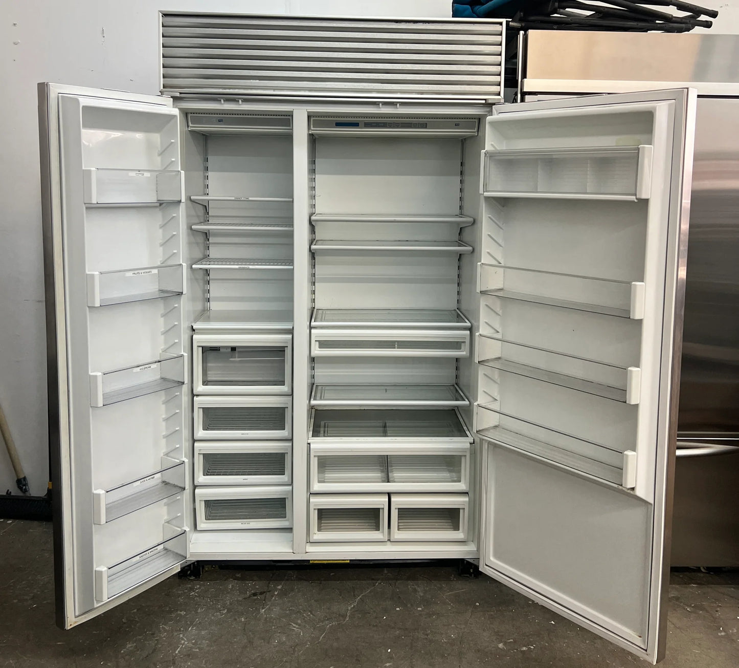 Subzero 48 Inch Side By Side Built In Refrigerator in Stainless Steel , 632/S, 369265