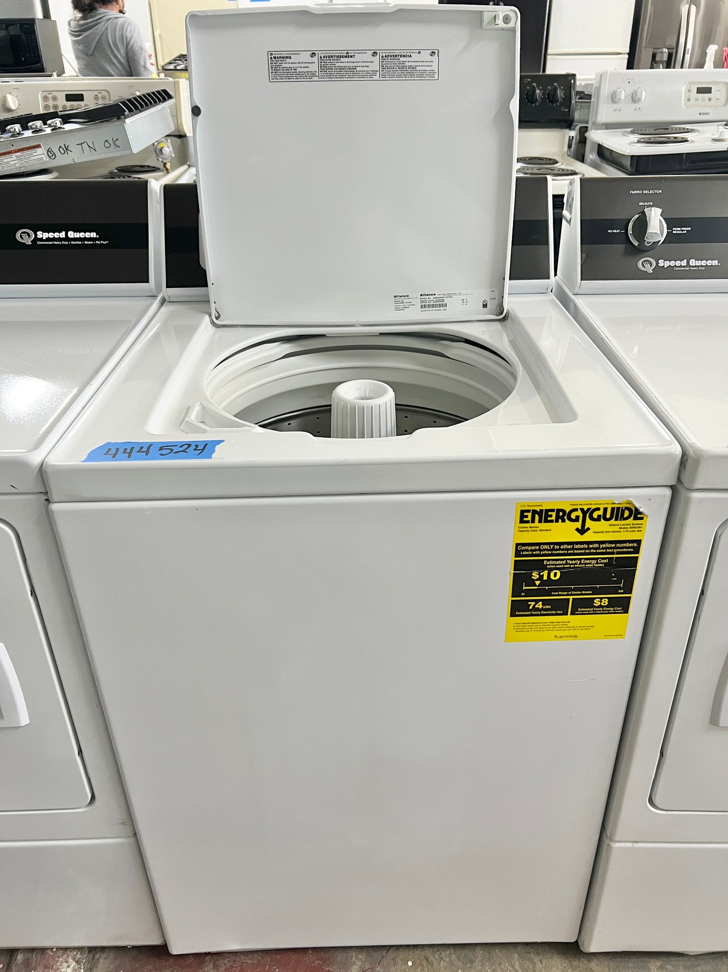 Speed Queen Non-Coin Operated , Residential Top Load Washer AWNE9RSN116TW01 444524