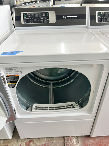 Speed Queen Coin Operated Front Load Gas Dryer Machine , ADGE9RYS118TW01, White , 444525