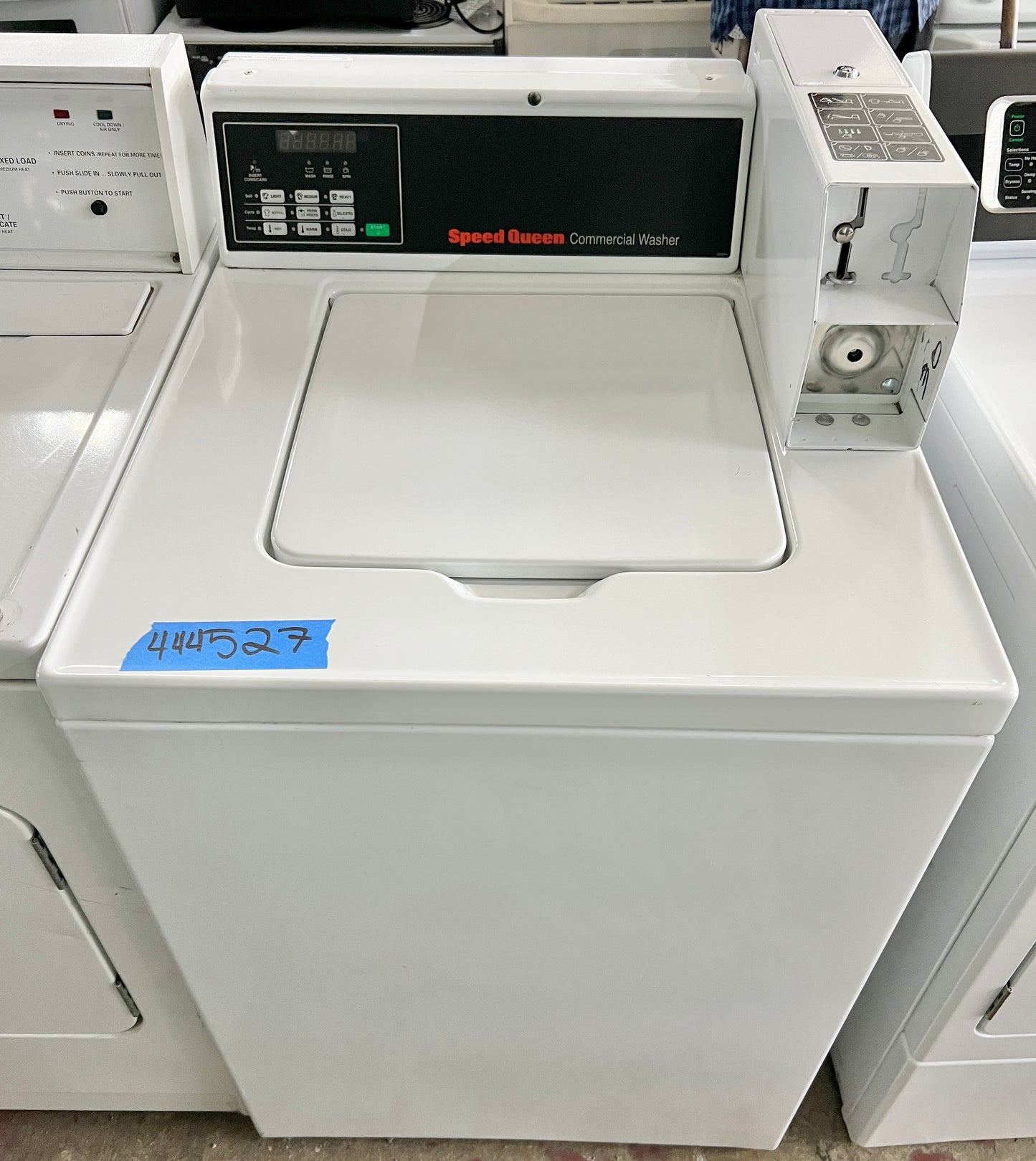 27 Inch Speed Queen Coin Operated Top Load Washer Machine , SWMMC2SP115TW01, White , 444527