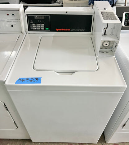 27 Inch Speed Queen Coin Operated Top Load Washer Machine , SWMMC2SP115TW01, White , 444527