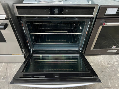 Whirlpool WOS51EC0HS 30 Inch 5.0 Cu. Ft. Smart Single Oven Touchscreen, Frozen Bake, Temperature Sensor, Multi-Step Cooking, Rapid Preheat, Keep Warm Setting, Control Lock Mode, Star K Sabbath Mode, Stainless Steel , 369148