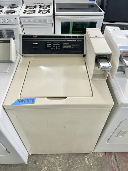 Whirlpool Coin Operated Top Load Washer Machine , Commercial grade , Heavy Duty , Off White Cream Color , beige , WA2Z62XSN1 444528