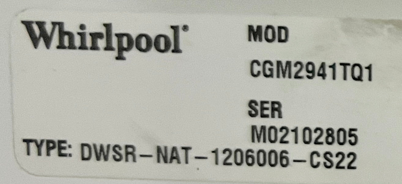 Whirlpool Coin operated Front Load Gas Dryer Machine , Commercial Grade , CGM2941TQ01 , 444529