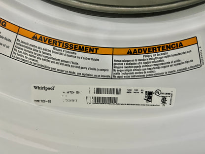 Whirlpool Duet  WFW72HEDW 27 Inch 4.2 cu. ft. Front Load Washer 8 Wash Cycles, 1,200 RPM, Quick Wash, Eco Sanitize,  Stainless Steel Wash Basket, ENERGY STAR , 444532