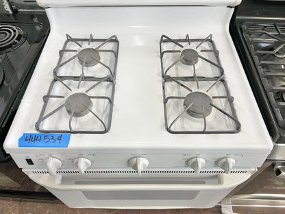 30 Inch Kenmore Gas Range , 4 Burner , Oven 444534