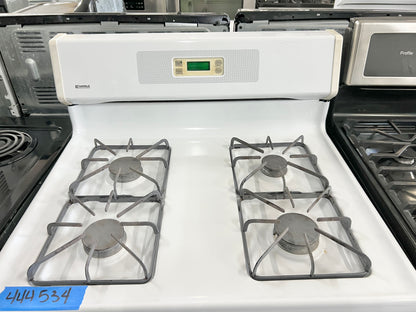 30 Inch Kenmore Gas Range , 4 Burner , Oven 444534