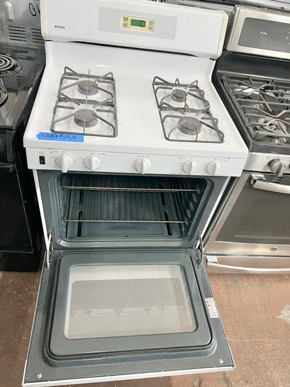 30 Inch Kenmore Gas Range , 4 Burner , Oven 444534