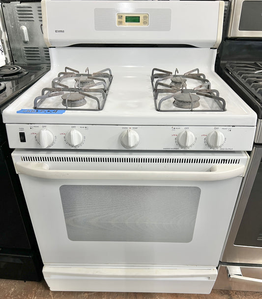 30 Inch Kenmore Gas Range , 4 Burner , Oven 444534