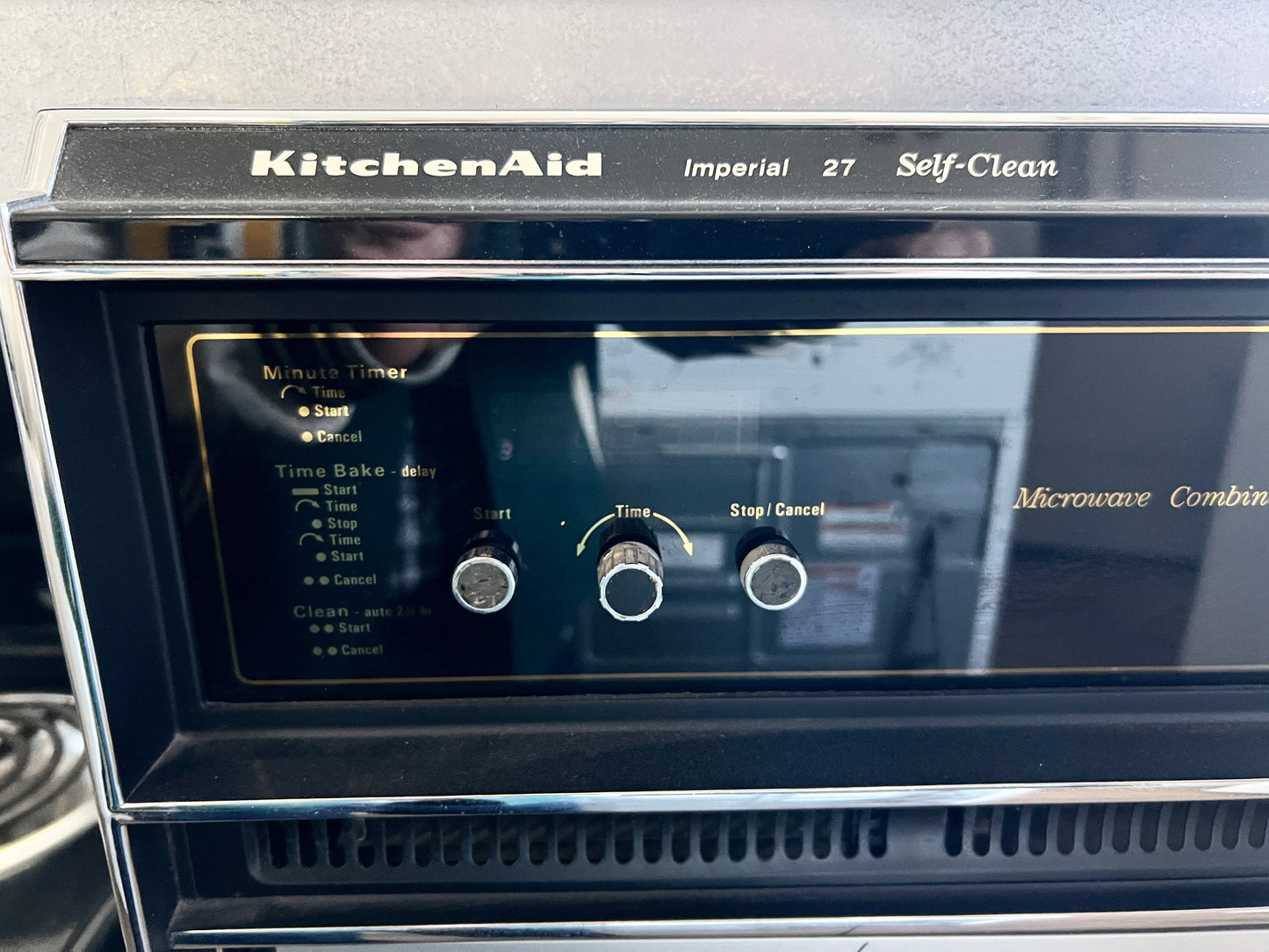 27 Inch Kitchenaid  Microwave and Wall Oven Combo , Black, KEMI371TBL0 ,  101230