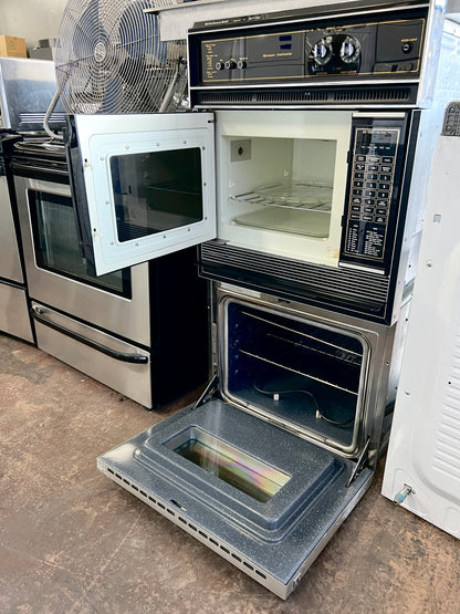 27 Inch Kitchenaid  Microwave and Wall Oven Combo , Black, KEMI371TBL0 ,  101230