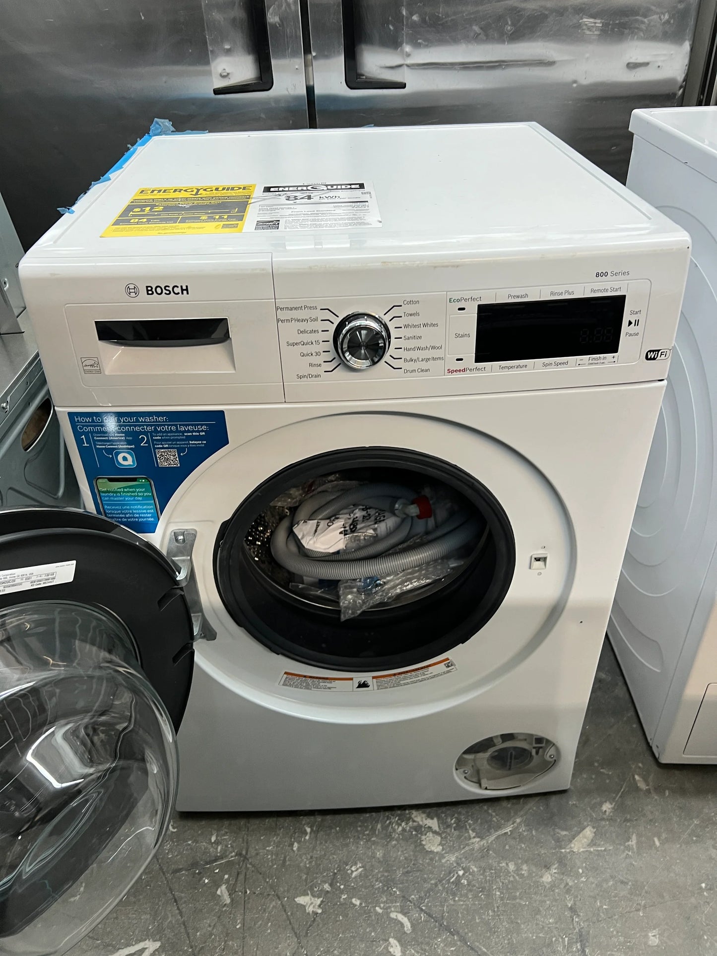 Bosch WAW285H2UC 800 Series Compact Front Load Washer 24 Inch , White , 369434