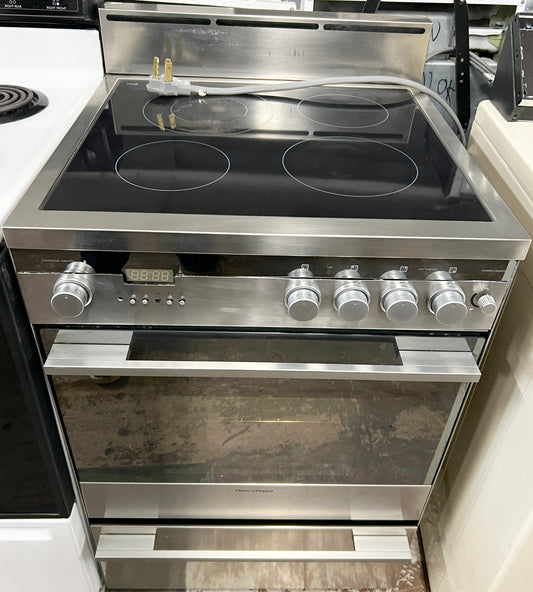 24 Inch Fisher & Paykel  OR24SDPWSX1 Electric Range Ceramic Glass Cooktop, Convection Cooking System and Warming Drawer , Stainless Steel 444535