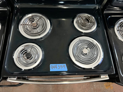 30 inch GE  JB255RK4SS  Electric Range 4 Coil Elements, 5.0 cu. ft. Conventional Oven, Dual 4-Pass Heating Elements, Certified Sabbath Mode, Delay Bake, Clock/Timer, Storage Drawer Self-Cleaning 444354