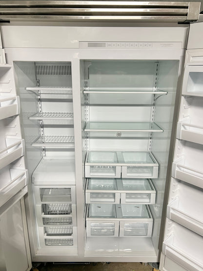 48 inch Viking 5 Series  VCSB5483SS Counter Depth Built-In Side by Side Refrigerator 29.05 Cu. Ft.  Ice Maker, Sabbath Mode , ENERGY STAR,  Stainless Steel , 444293