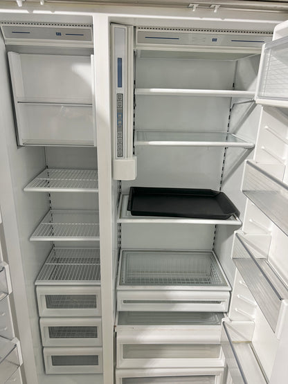 42 Inch Subzero 680S Side By Side Built In Refrigerator with Water Ice Dispenser , Counter Depth , Stainless Steel , 444355