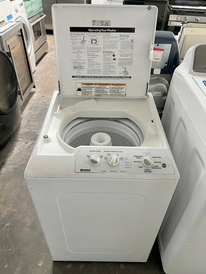 Kenmore 便攜式重型頂部負載洗衣機白色 888211