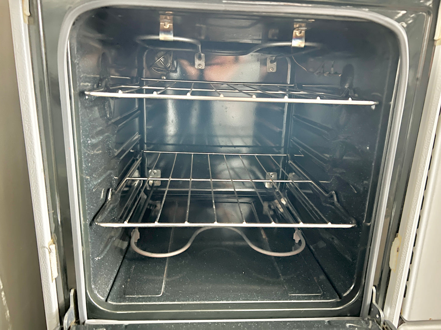 20 Inch Amana Electric Compact Range 4 Burner Coil Elements , Oven , White , Stove , 444298