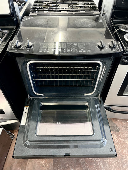 30 Inch KitchenAid KESC307HBS8 Slide Electric Glasstop Range Convection Oven , Stainless Steel , Convection Oven, 444359